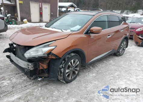 2015 Nissan Murano Sv z USA, uszkodzony, nr VIN 5N1AZ2MH4FN228175